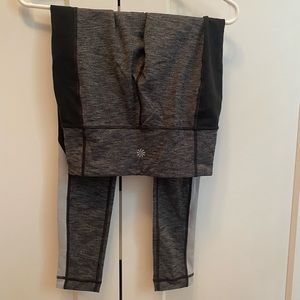 gray athleta leggings